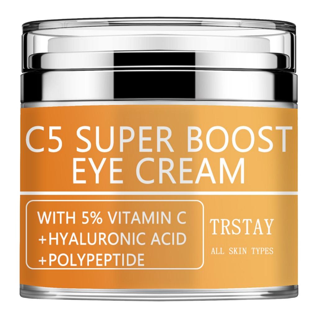 Vitamin C+Xanthan+Polyethylene Glycol Eye Cream Remove Eye Bags Puffiness Dark Circles Whitening  Moisturizing Eyes Skin Care Face Care