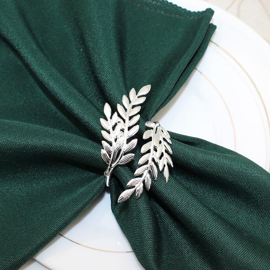 Yousheng 12 шт. Кольца для салфеток в виде пшеничного колоса, многоразовые металлические держатели для салфеток, декоративные кольца для салфеток для дома, отеля, обеденного стола, вечеринок, декора