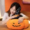 PP Cotton Halloween Plush Toy Wearing Hat Halloween Pumpkin Throw Pillow Kids Gift