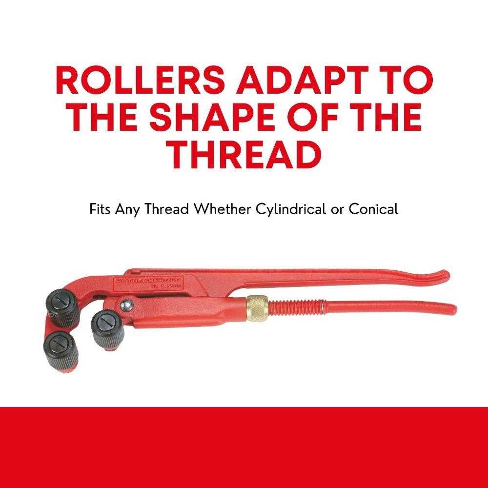 Fix Damaged Threads Pipeline Processing Wrench Coarse-thread Pipe Wrench  Repair