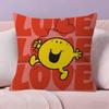 MrMen And LLittle MMiss Cushion  Cushion Cover Pillowcase Upholstery Sofa Throw Pillow Home Decor Pillowcas