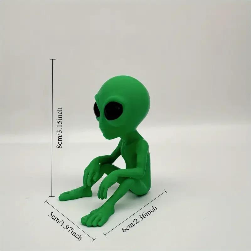 3D-печатные статуэтки фэнтезийных инопланетян, интересные космические украшения и забавные дизайны, подходящие для декора помещений/улицы