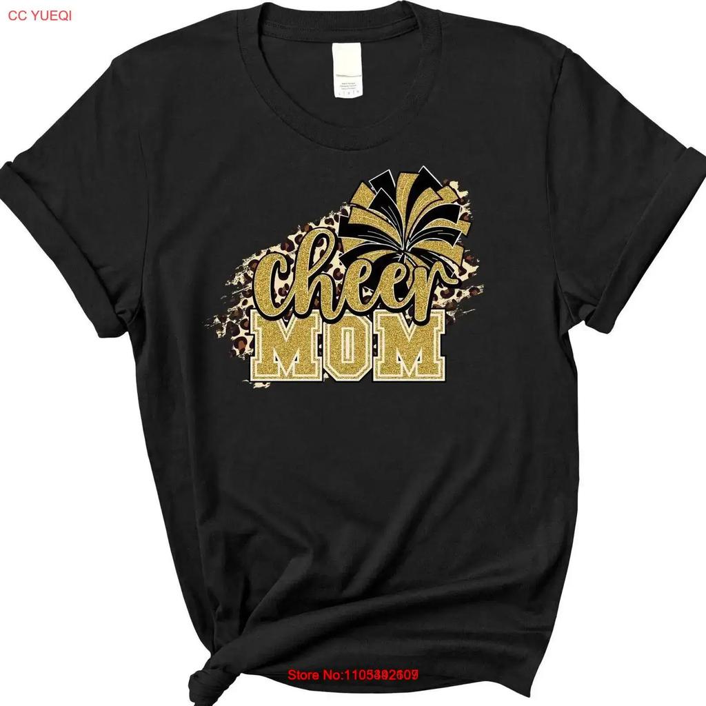 Cheer Mom T Shirt In Usa Vintage Washed Slightly Homme Designer Clothes Comfortable Soft Breathable Streetwear Stretched