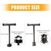 Wheelchair Handle Extenders, Adjustable Stroller Extension Rack Bike Handlebar Extender Easy to Use Ergonomic Design(Fits 45mm Inner Dia)
