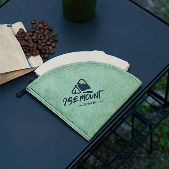 Мешок для хранения бумажных фильтров для кофе, пыленепроницаемый, водонепроницаемый, многоразовый, портативный, держатель для бумажных фильтров для заваривания кофе вручную