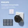 Philips Штекер адаптера питания ЕС/Австралия/США/Великобритания (Тип C) Универсальный адаптер-вилка