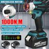 1000N.m 4 Gear Cordless Impact Wrench 1/4inch Brushless Electric Screwdriver Rechargable Drill Driver For 18V 1/2 Battery