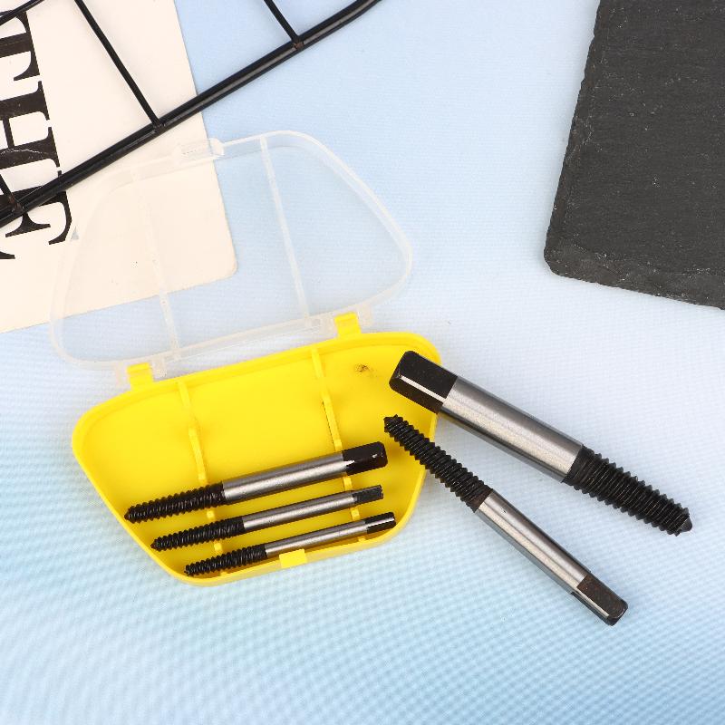 3mm-25mm Screw Extractor Set, 5/6-Piece Hex Shank Broken Bolt Remover Kit for Drill Use