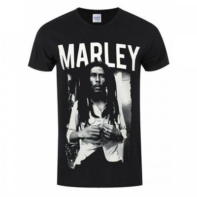 Bob Marley Хлопковая футболка для взрослых, унисекс