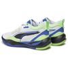 PUMA Playmaker Versatile Trendy Cushioned Wear-resistant Mid Lifestyle Shoes Unisex Blue Green 385841-11