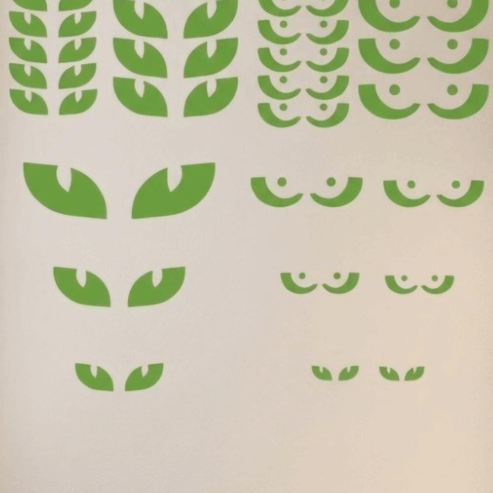 Self Adhesive Peeking Eyes Decals Non-Damaging Wall Decals Glow In The Dark Stickers Home Decor