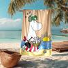 Ultra-Soft Beach Towel with Moomin Theme,Ideal for Pool - Camping, Diving - Perfect Travel Essential, Vibrant Beach Towel.