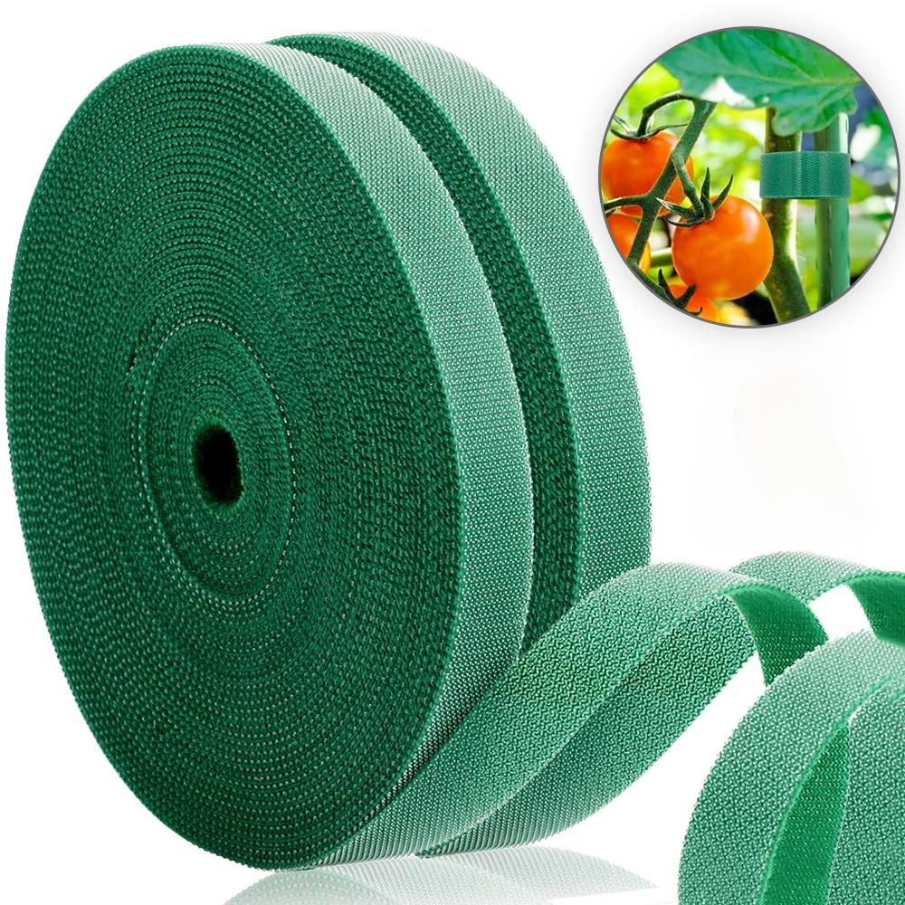 10/1 рулоны многоразовых кабельных стяжек, самоклеящиеся стяжки для растений, крепежная лента, двусторонний крючок и петля, ремни-органайзер, садовые принадлежности