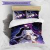 3pcs Frieren Design Cover Set - HD Printed Bedding with 1 Cover and 2 Pillowcases - Perfect for Home and Dorm Decor