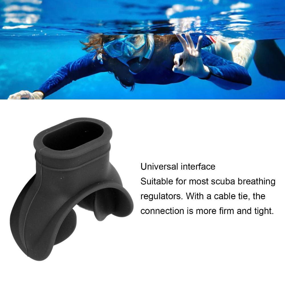 Comfort Bite Scuba Diving Regulator Mouthpiece Silicone Replacement Mouthpiece for Swimming