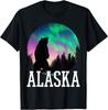 Alaska Nothern Lights Viewing Vacation Unisex T-Shirt