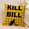 Movie KKill BBill Cushion Cover Soft Plush Fabric DoubleSided Printed Cushion Covers for All Seasons Home Decor