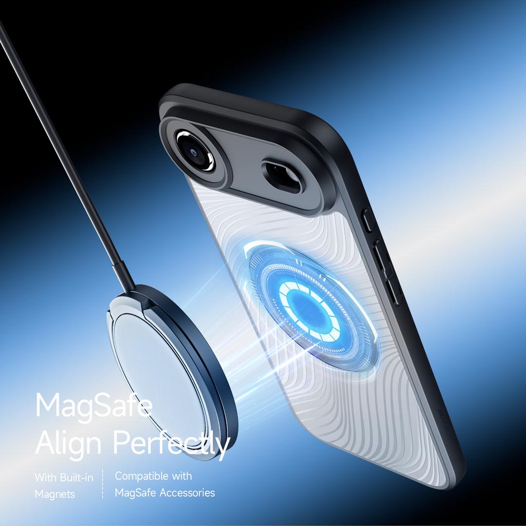 For iPhone Air Case DUX DUCIS Aimo Series Compatible with MagSafe PC+TPU Slim Cover (REACH Certification)