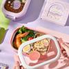 Нержавеющая сталь Bento Lunch Box для детей, школьный Bento Box для детей, герметичный, симпатичный, портативный контейнер для еды, отдельный подогреваемый ланч-бокс