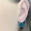 London Blue Topaz Silver Earrings 5.742ct (2062578)