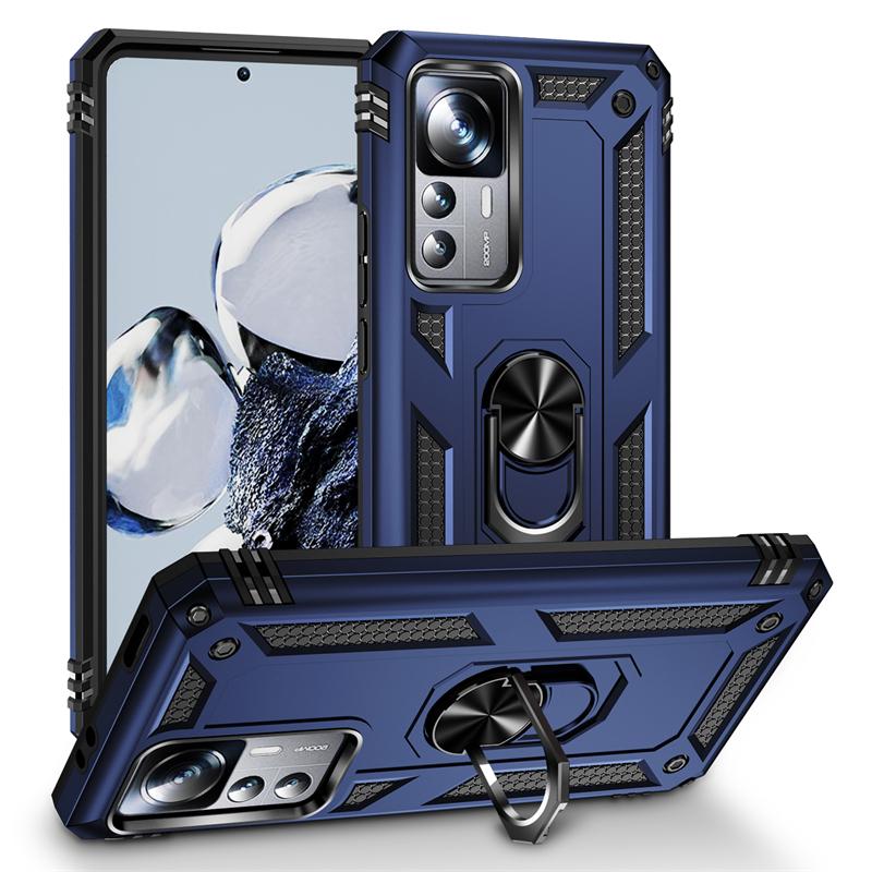 Для Xiaomi 12T Pro Чехол Armor с магнитным металлическим кольцом-держателем Чехол для телефона для Xiaomi Mi12T Mi 12T 12 T Pro Xiaomi12T Задняя крышка