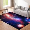 Washable Area Rugs for Living Room Bedroom,Vast Cosmic Landscape Non Slip Rug,Low Pile Soft Fantastic Nebula Indoor Floor Carpet