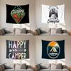 Счастливые CCampers Гобелен Индивидуальные Гобелены Различных Стилей Настенные Украшения Печать Фотографий Знаменитостей Настенные Украшения