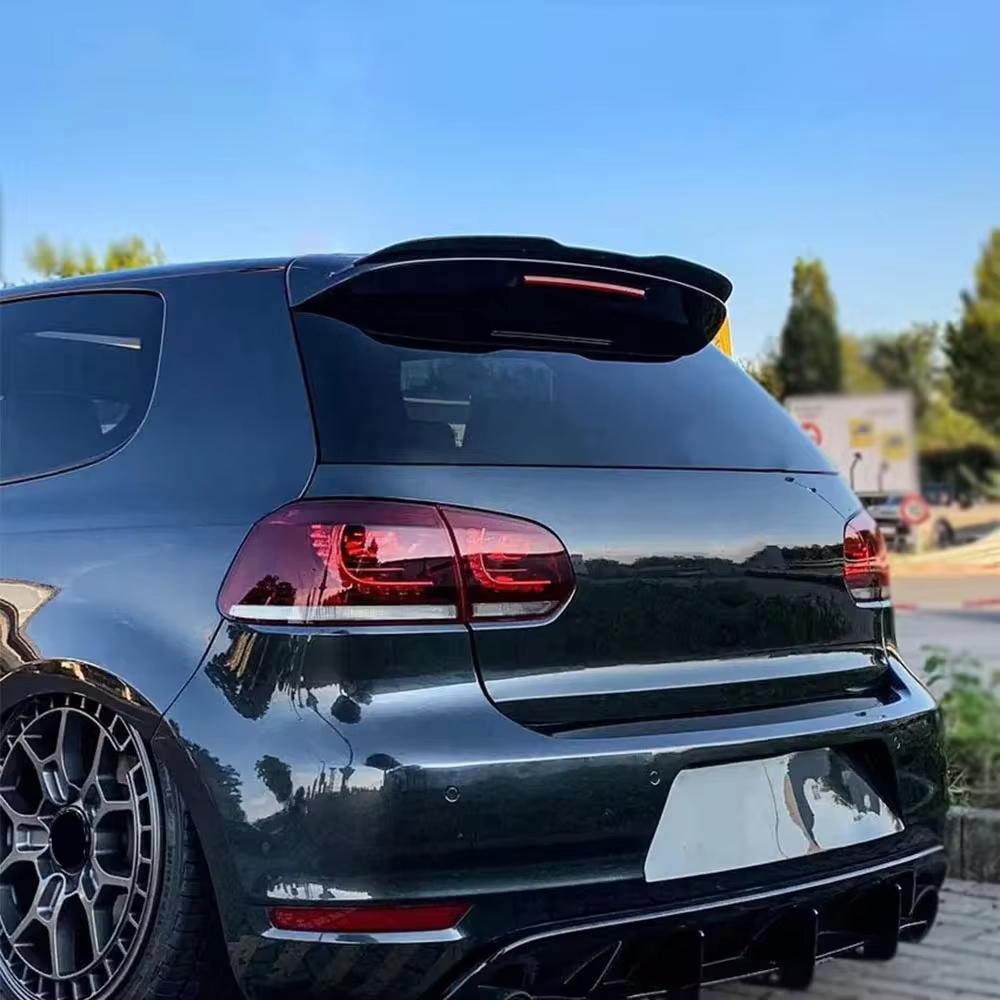 BRQ1 Для VOLKSWAGEN VW GTI Для Volkswagen VW Golf MK5 MK6 MK7 MK7.5 MK8 GTI Хэтчбек Задняя крышка багажника Спойлер на крышу Крыло Заднее крыло автомобиля oq2