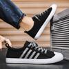 New Mens Canvas Shoes Lightweight Breathable Versatile Casual Shoes Mens Low Top Flat Sports Shoes Man Designer Sneakers Men