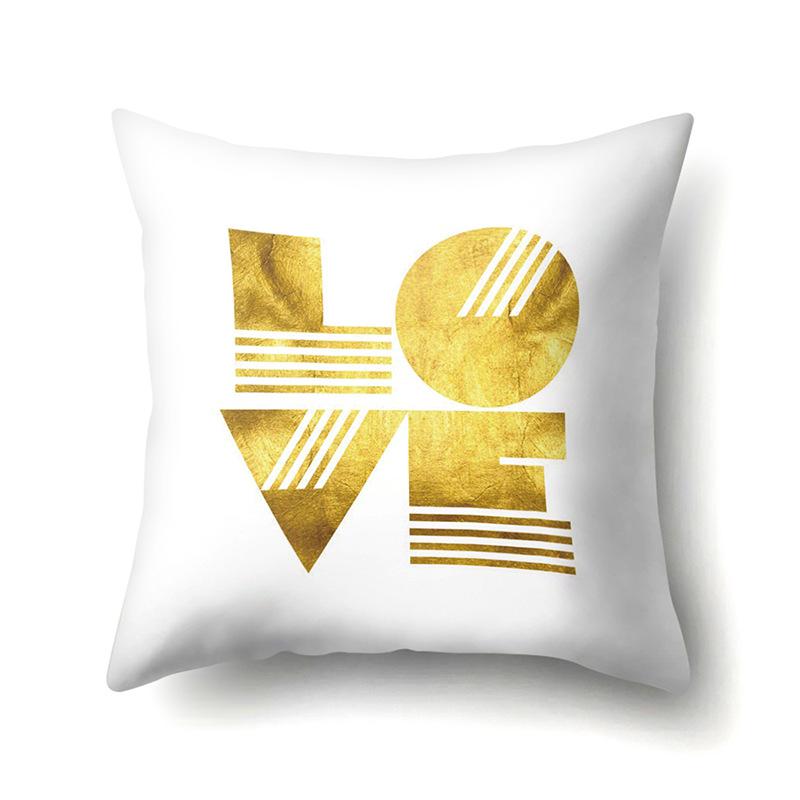 Polyester Pillowcase Automobile Decoration Home Printed Pillowcase