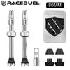 RACEDUEL Bicycle Tubeless Valve 44MM 60MM 80MM Bicycle Tubeless Tire Valve Stem Ultralight Road Bike Vacuum Presta Valves Valve Stems 1
