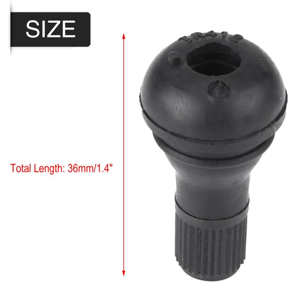 10PCS TR412 Tire Valve Stem Easy Install Tubeless Valve Stem Tire Maintenance And Valve Replacement