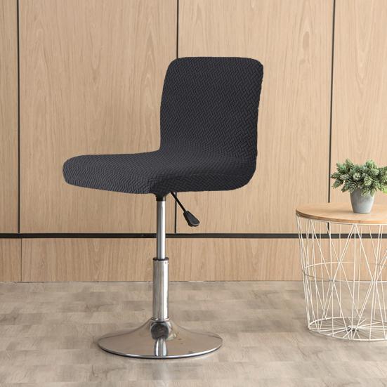 Чехол на стул, высокая эластичность, универсальная упаковка на 360 градусов, полиэстер, спандекс, Т-образный жаккардовый стрейч, вращающийся стул, комбинезон, домашний декор