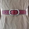 Artistic Leather Belt With Antique Finish For Womens Casual Fashion