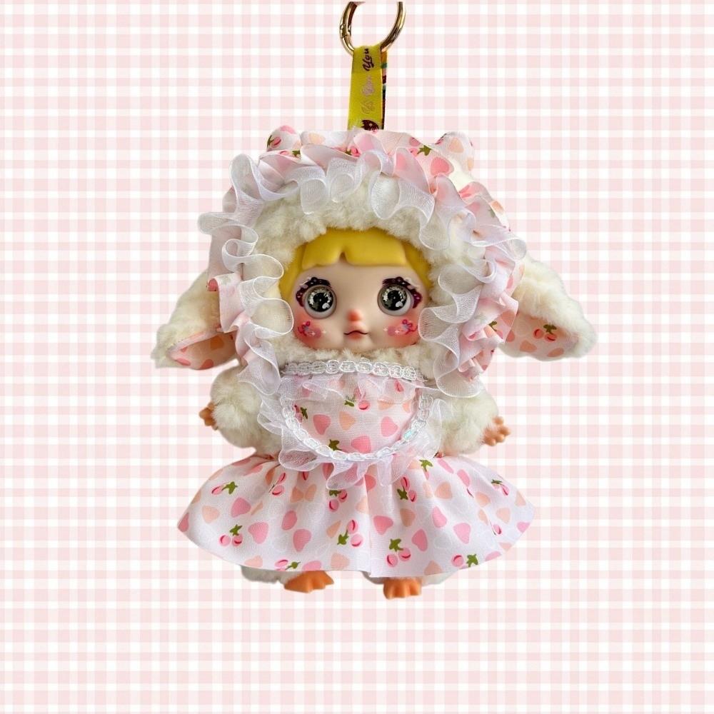 Shiny Sequined Sheep Plush Keychain Hanging Ornaments Lamb Plush Toy Funny Bag Charms Young Ladies
