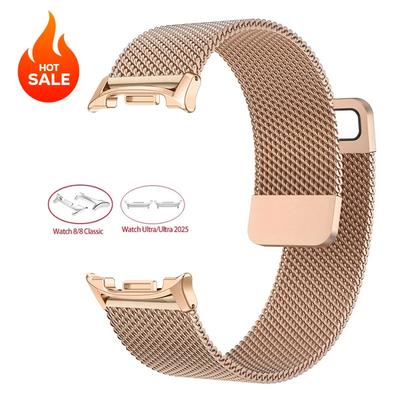 Миланская магнитная металлическая ремешок для Samsung Galaxy Watch 8 40мм 44мм 8Classic 46мм Браслет для Galaxy Watch Ultra 2025 47мм Браслет на запястье