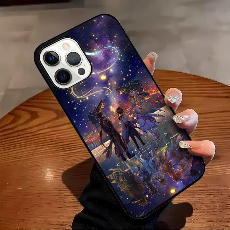 Game Genshin Impact Cute Phone Case For iPhone 17 Air 16 15 14 13 12 11 Pro Max Max Plus Bumper Case Cover