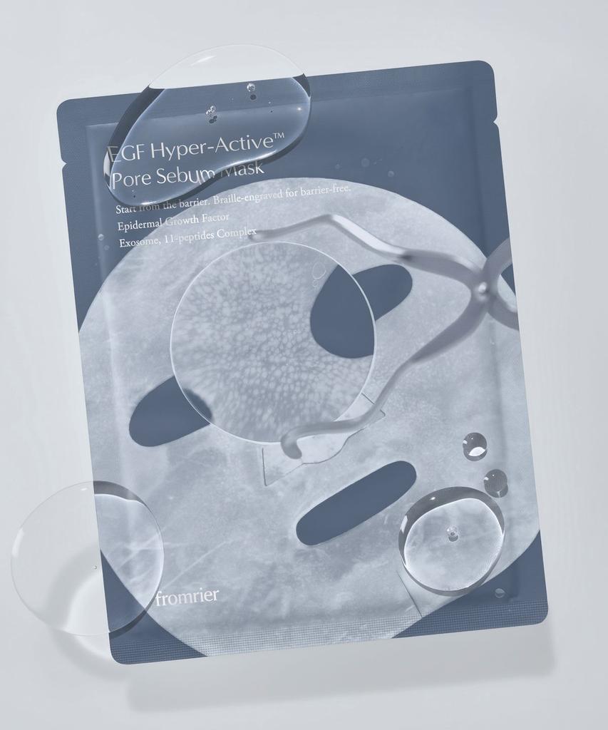 EGF Sebum Pack (4 Sheets) Hyper Active Pore Sebum Mask