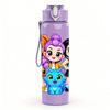 1PC Bright Color Girl Squad Cartoon Print 750ml Color Plastic Sports Water Bottle Leakproof Flip Straw Lid Suitable for Sports Office Home Use