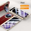 Чехол для OPPO Find N5 Роскошный ПУ-кожа Подставка для объектива Защитная задняя крышка Для Find N5 Полностью закрывающийся Весенний шарнир Корпус телефона