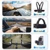 Аксессуары для камеры DJI Action5Pro/43: Нагрудный ремень, Повязка на голову, Клипса для рюкзака, Закаленное стекло, Ремешок для шлема