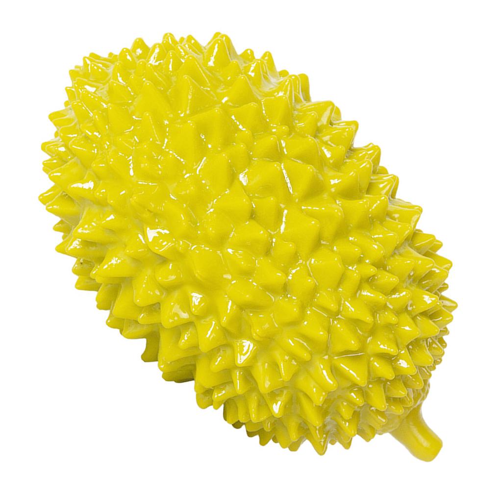 Durian Dog Squeaky Toys Simulation Durian Shape Bite Resistant Interactive Dog Squeaky Toy for Chewi