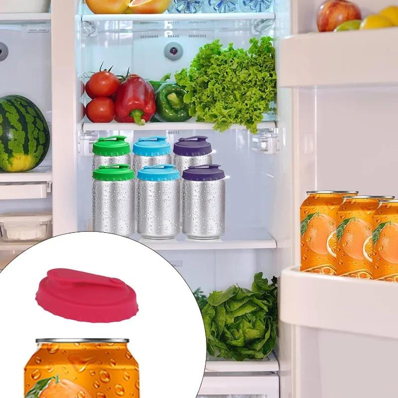 Крышка для банки газировки, Силиконовая крышка для банки, Защита для банки, Многоразовые крышки для банок для газировки, колы, поп-музыки, пива, энергетического напитка