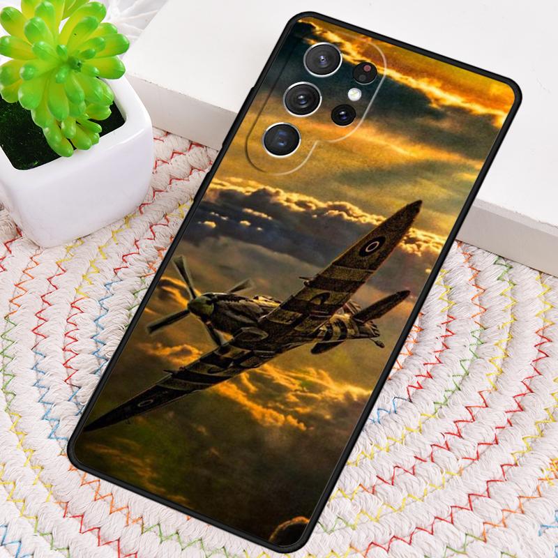 Военный чехол из ТПУ Spitfires для Samsung Galaxy Note 10 Pro S26 S25 S24 S23 S22 Ultra Plus S21 FE S20 Ударопрочный чехол