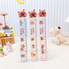 1 Piece Cute Capybara Straight Ruler Kawaii Stationery Funny Drawing Office School Measuring Drawing