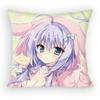 TOUHOU Project Cirno Cute Anime Girl Pillow Case Sofa Living Room Bedroom Headboard Backrest Cushion Square Cushion Nap Time