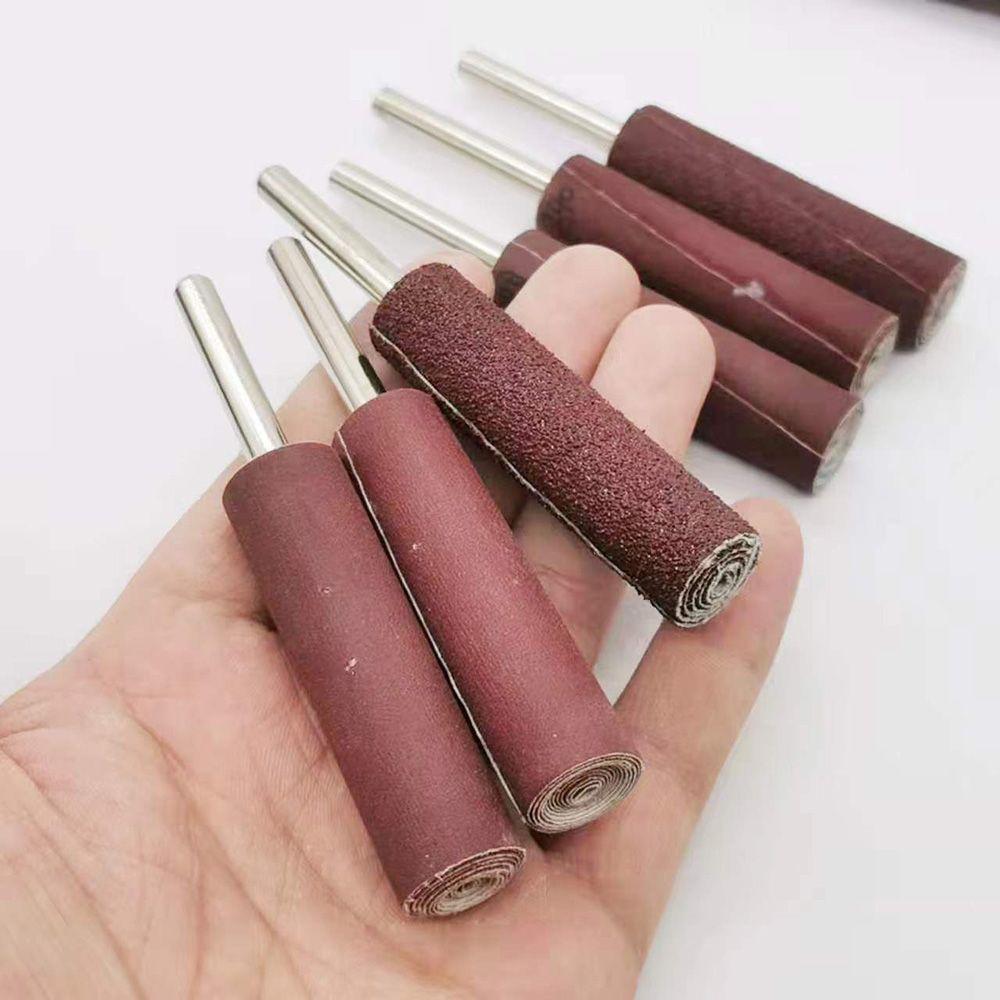 Head Stick Polishing Grinding Drill Accessories Steel Shank Sanding Bands Sand Paper Sandpaper