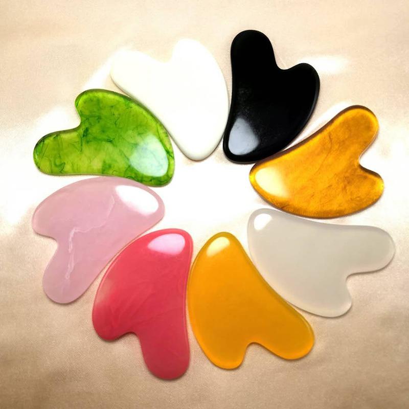 2 шт., роликовый массажер для лица, скребок Гуа Ша, набор для лифтинга лица, массажер для похудения, массажер для лица