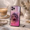 Cute Funny M-Monkey Phone Case For iPhone17 16 15 14 13 12 11 Pro Max Plus,5G Soft Black Case