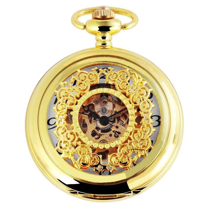 Montre de poche Excellanc Doré Métal caractère affirmé
